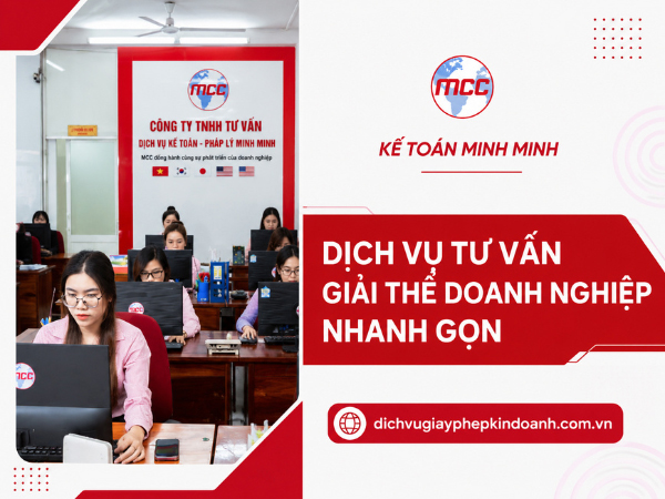 Dịch vụ tư vấn giải thể doanh nghiệp nhanh gọn
