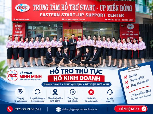 Kế toán Minh Minh hỗ trợ thủ tục hộ kinh doanh
