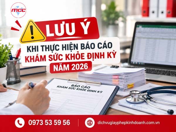 Lưu ý khi thực hiện báo cáo sức khoẻ định kỳ
