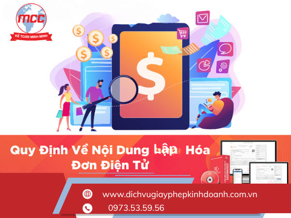 Nội dung bắt buộc trên hóa đơn điện tử khởi tạo từ máy tính tiền