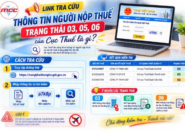 Các bước tra cứu thông tin người nộp thuế