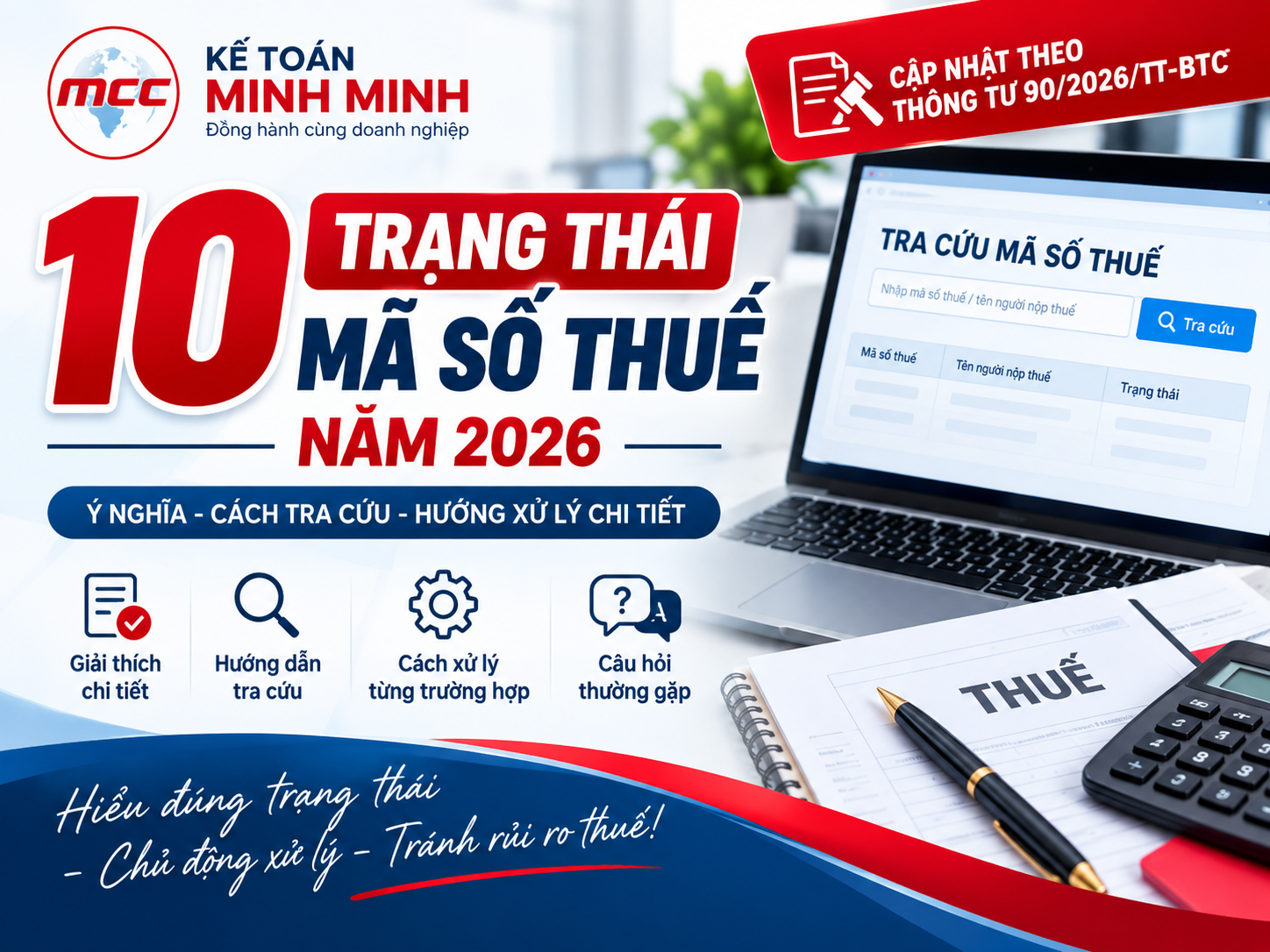 10 trạng thái mã số thuế