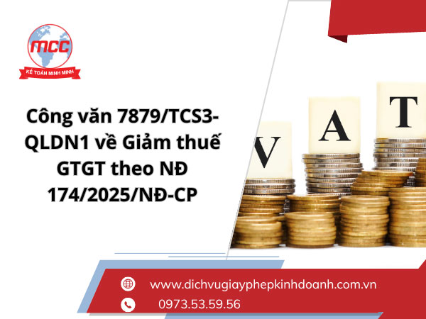 Công văn 7879 về giảm thuế GTGT
