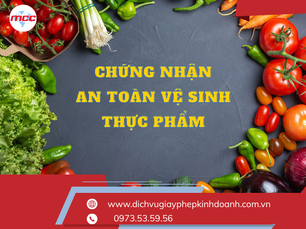 Giấy chứng nhận an toàn vệ sinh thực phẩm
