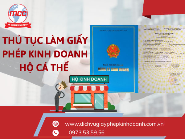 Thủ tục làm giấy phép kinh doanh hộ cá thể nhanh gọn