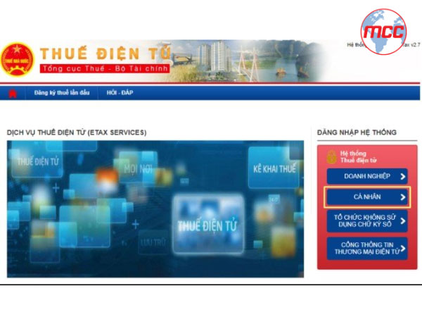 Tra cứu MST cá nhân qua website Thuế điện tử