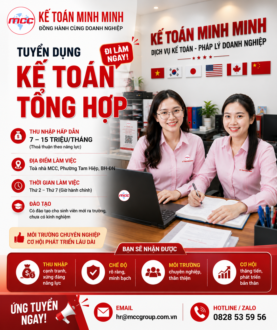 Tuyển dụng Kế toán tổng hợp