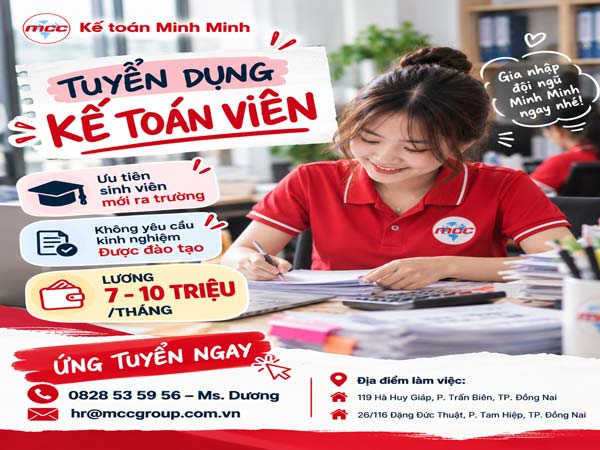 Tuyển dụng kế toán viên